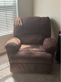 Brown Manual Recliner Chair