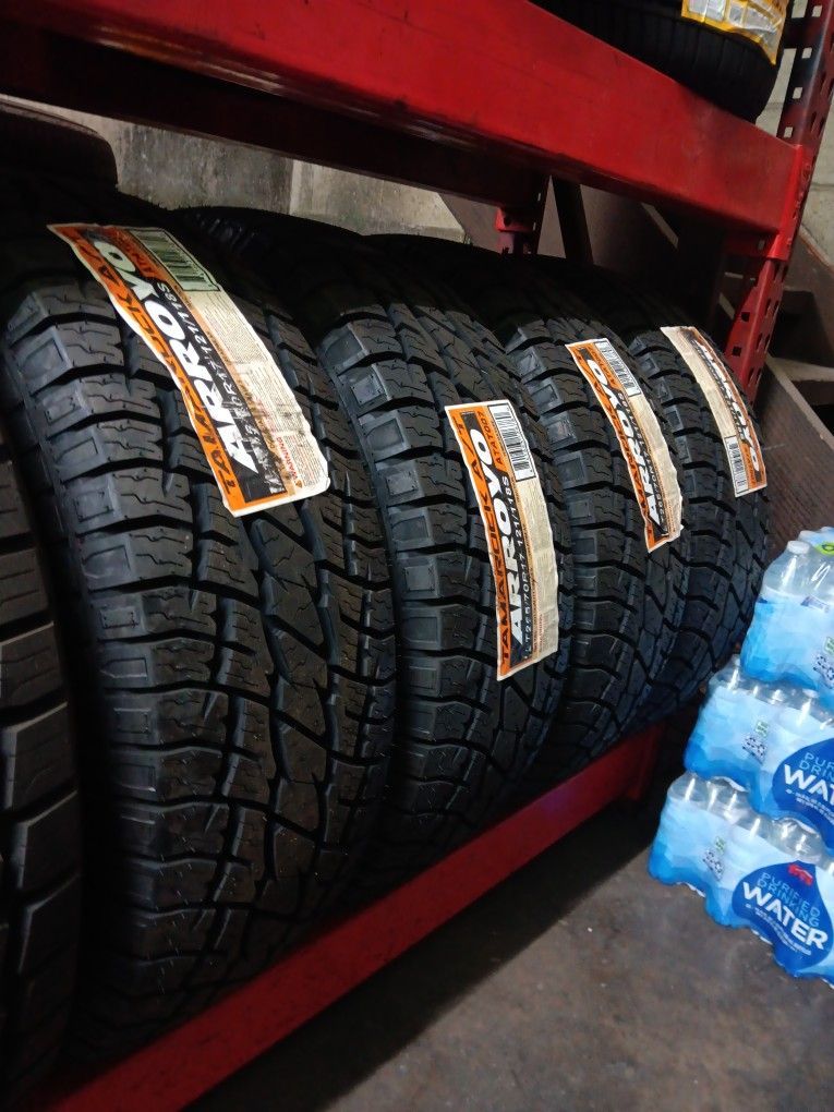 Set Of New Tires LT 265 70 R 17 All Terrain for Sale in Phoenix, AZ