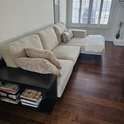 Sectional Couch & Lounger 2pc