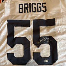 Lance Briggs - Autographed Jersey - Beckett Witnessed COA