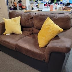 Brown Love Seat Couch
