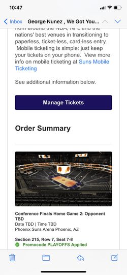 Tickets Suns 