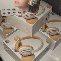 New Bluetooth Wireless Over-Ear Headphones – Foldable w/ Mic (Black) 