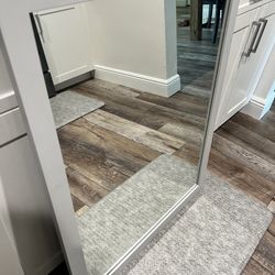 Dove Gray Vanity Mirror