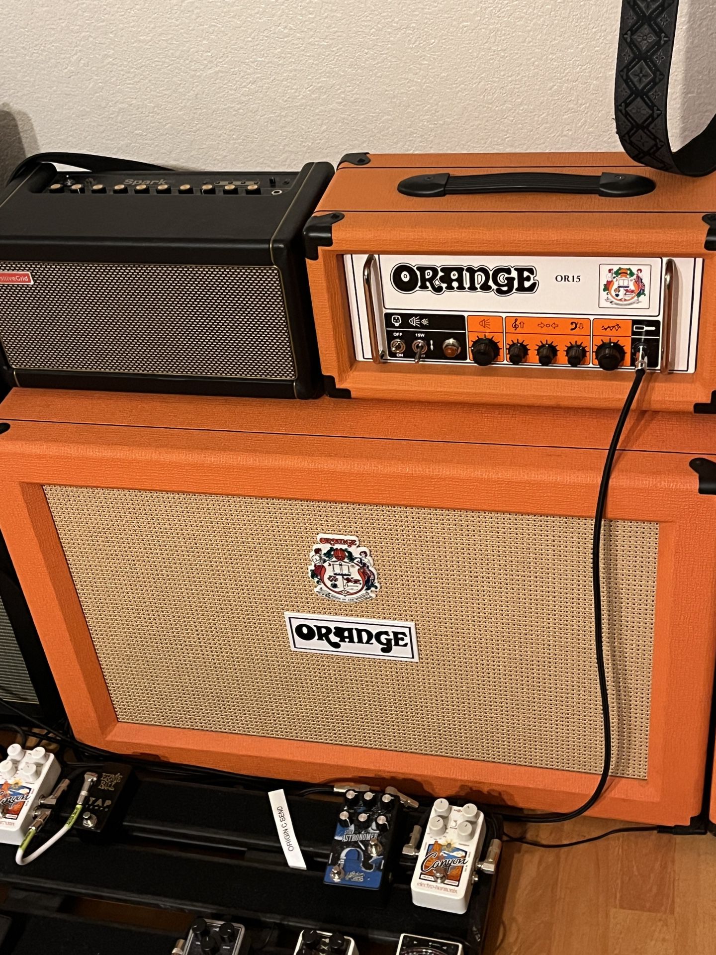 Orange OR15 tube amp with PPC212 closed back cab FS/ FT