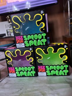 NeeDoh Sploot Splat All Three Colors Green, Pink, & Blue New 2026 Needoh Sploot