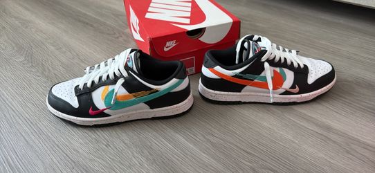 Nike Dunk Low Multi Swoosh Women’s Size 7 – Excellent Condition with Box