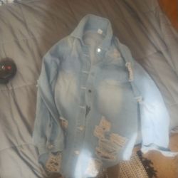 Long And Holey Levi Jacket