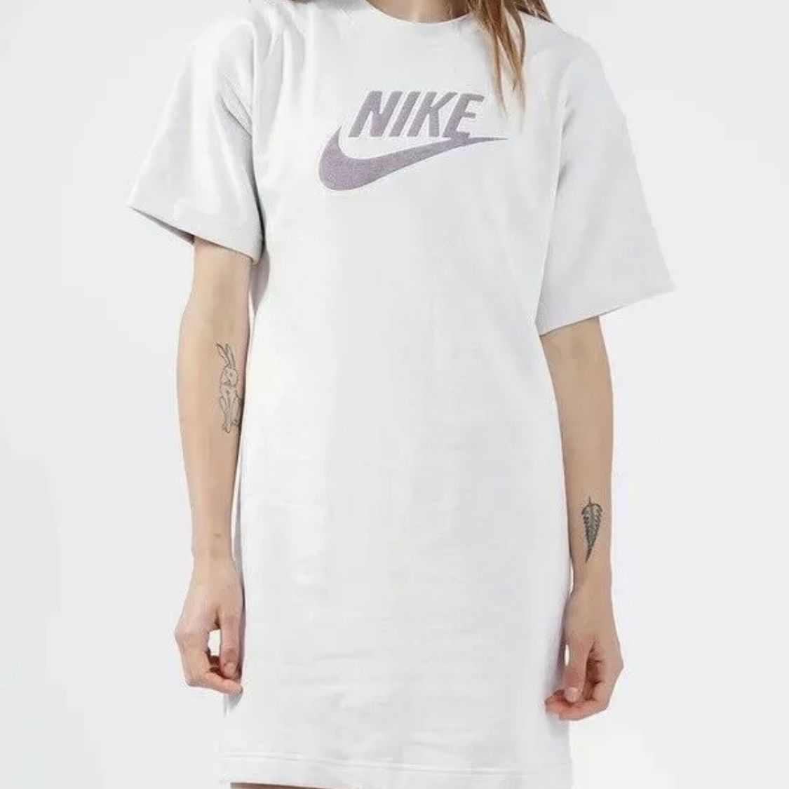 nike t shirt dress womens Nike Sportswear Women's Loose Heritage T-Shirt Dress. Nike ID