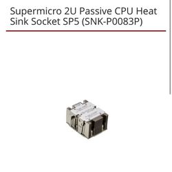 Supermicro 2U Passive CPU Heat Sink Socket