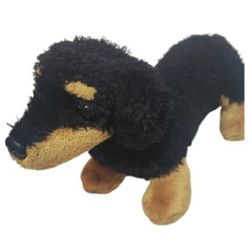 realistic Aurora  dachshund weiner dog plush  11" 