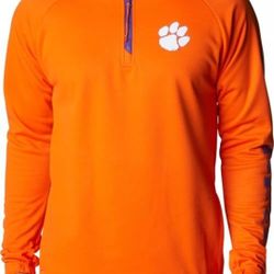 Clemson Tigers 1/4 Zip Columbia PFG Fleece Jacket Brand New With Tags