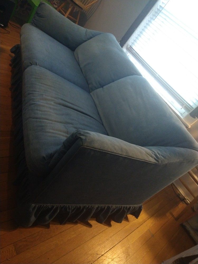 Used Denim Couch