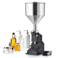 Manual Paste & Liquid Filling Machine – Adjustable 5-100ml with 11.5L Hopper