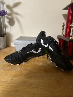 Zapatos de Fútbol Soccer Joma Aguila 801 FG (Negro/Blanco) – Talla 12.5 US / 31 MEX