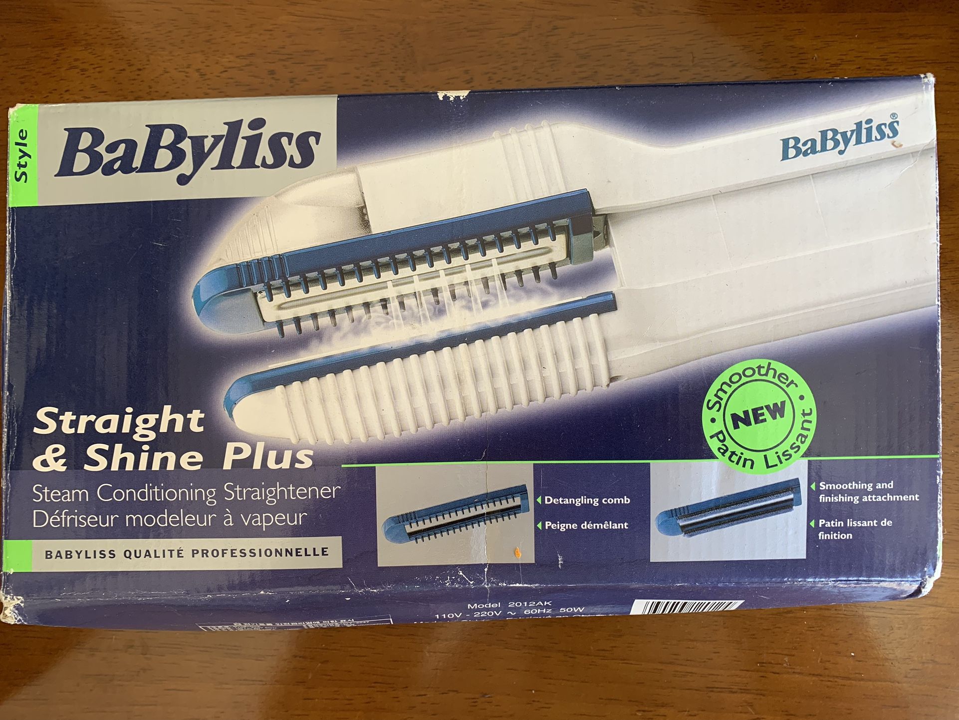 Babybliss Hair Steam Conditioning Straightener