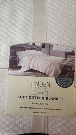 King 100% soft cotton blanket