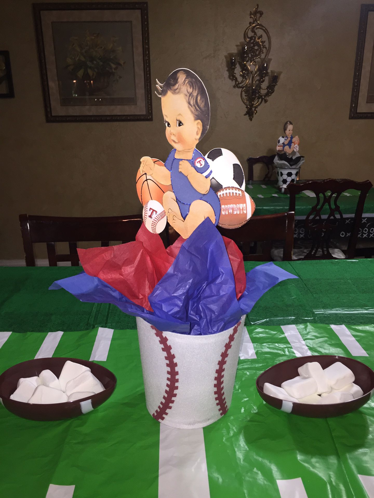 Sports Theme Birthday/ Baby Shower Party Decorations