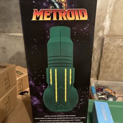 Metroid Arm Cannon Light Sound Nintendo Samus Aran Blaster Replica Life Size