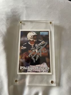 Phillip Rivers Signed Card