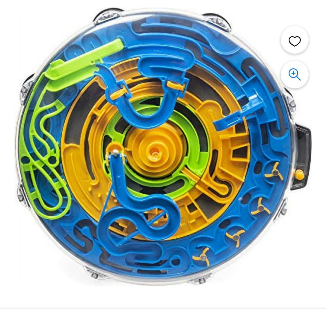Perplexus Revolution Runner Motorized 3D Gravity Maze Game Brain Teaser Puzzle Ball | Anxiety Relief Items | Sensory Toys for Adults & Kids Ages 9+ M