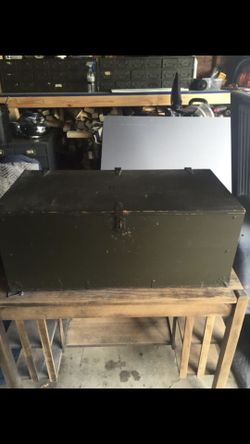 Old military chest