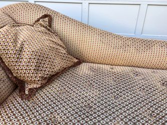 Gold Velvet Chaise Lounge