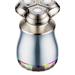 Electric Razor for Men, 3D Floating Blade Shaver with 9000 RPM High Speed, IPX7 Waterproof, 60-Day Battery Life, Compact Portable Wet/Dry Electric Sha