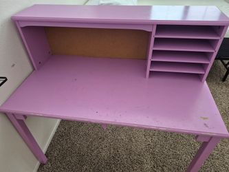 Pink desk/vanity