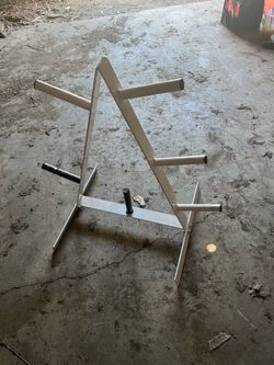 A-Frame Weight Plate Tree