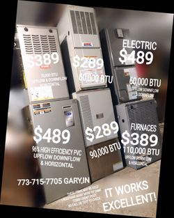 Furnace ac air conditioner water heater