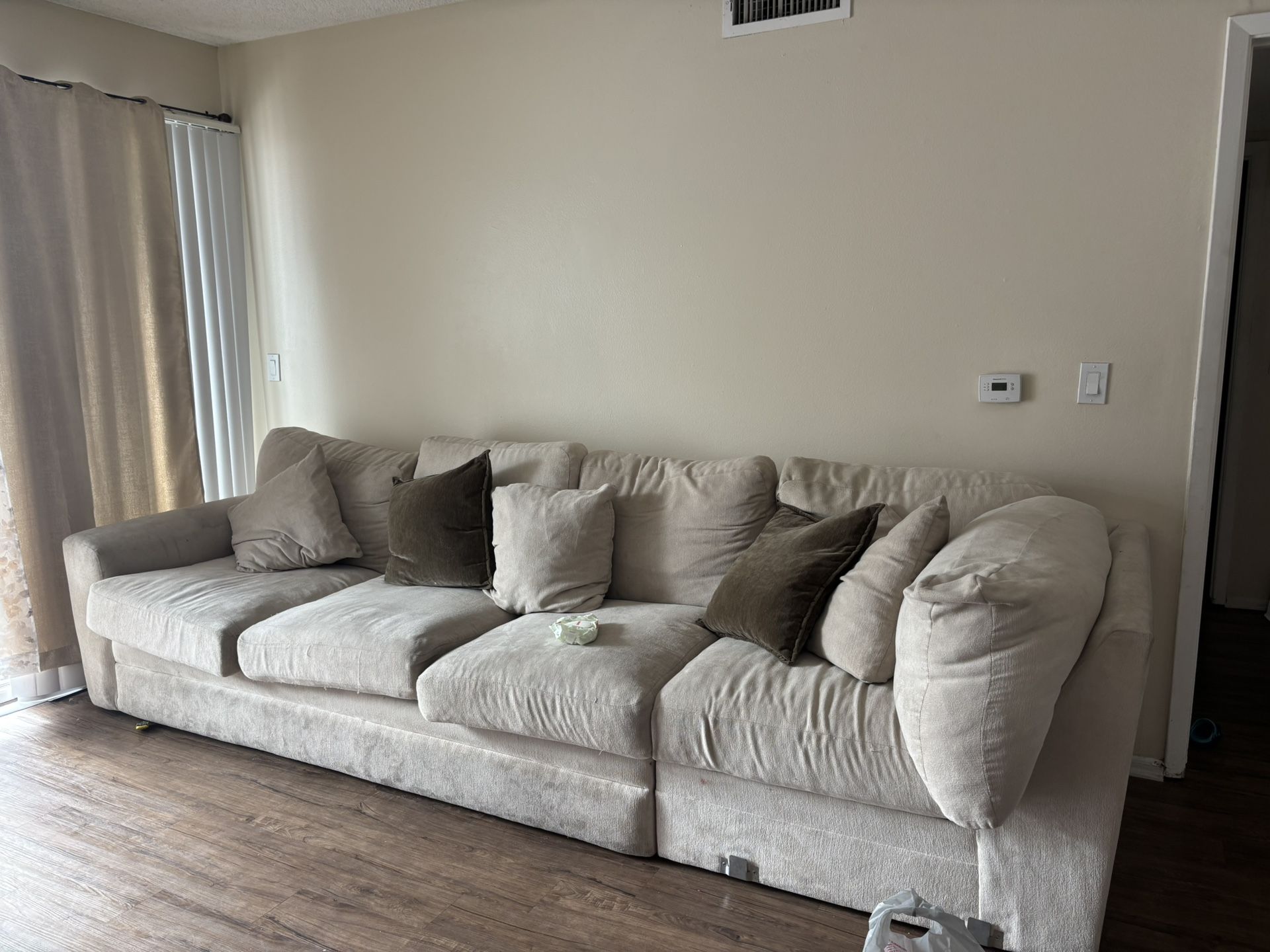 Creamy Beige Couch For Sale! 