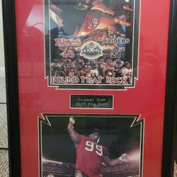 Tampa Bay Buccaneers Warren Sapp Superbowl Photo