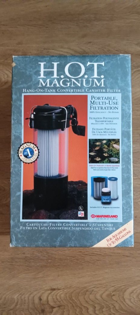 Marineland H.O.T Magnum Canister Filter For Fish Tank / Aquarium
