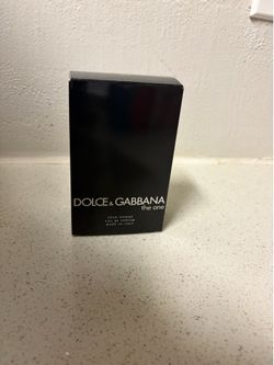 Dolce & Gabbana The One Eau de Parfum for men, featuring a black box