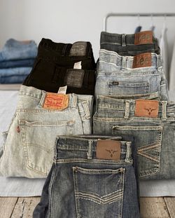 Premium Denim Lot - Levi’s, Lee, & Cinch - Sizes 38-40x30