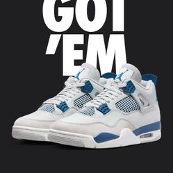 Jordan 4 Military Blue