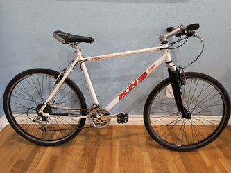 KHS Crest Hybrid Bike – Aluminum Frame – 21 Speed – 700c Wheels- Medium Frame