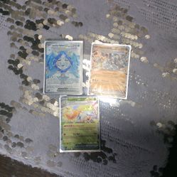 3 Pokemon Ultra Rare EX Cards - Grisham Full Art + Espathra EX  And Garganacl EX