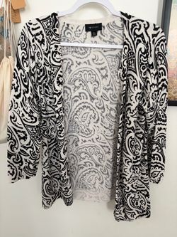 AB Studio Paisley Print Cardigan XL