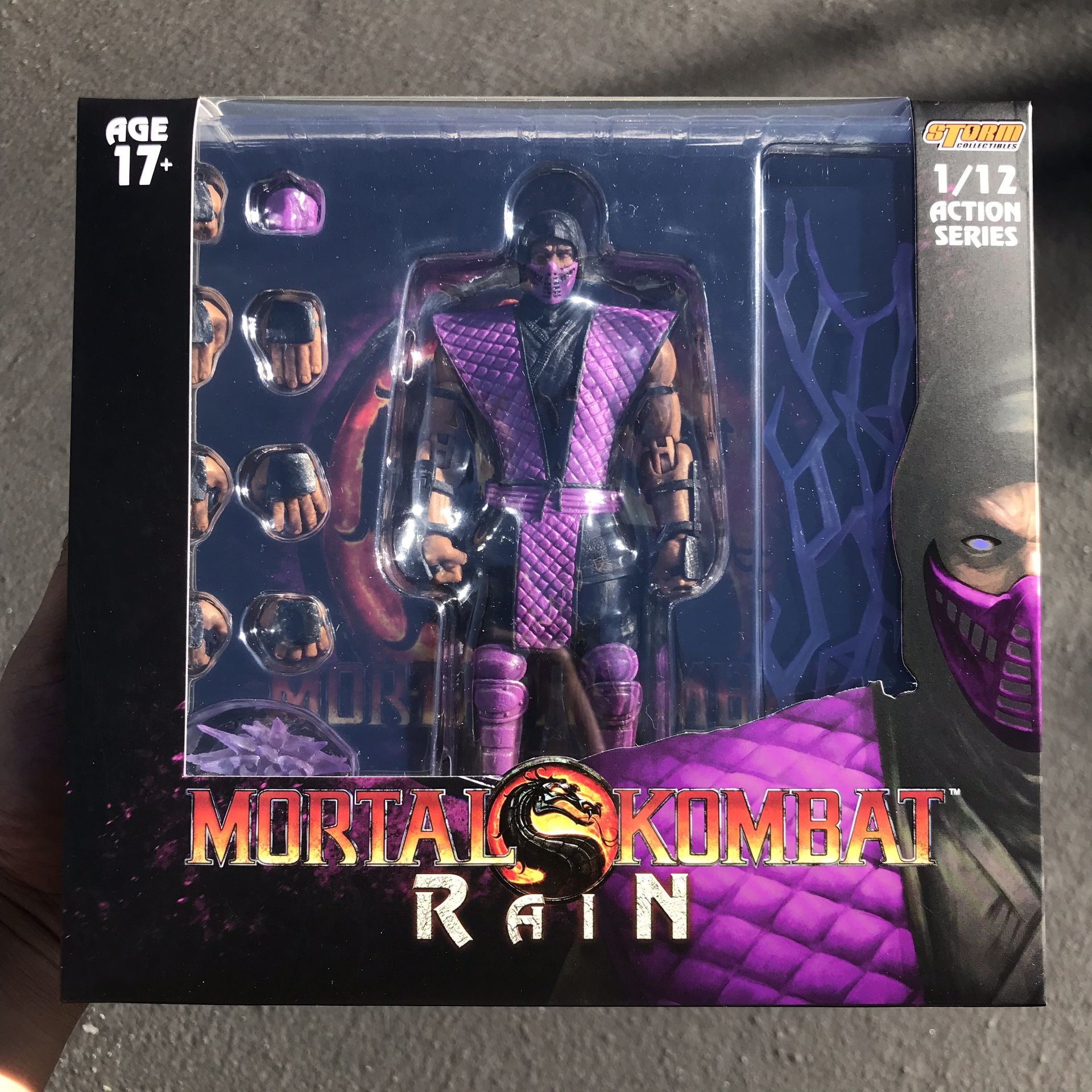 MORTAL KOMBAT - RAIN ACTION FIGURE OPEN BOX