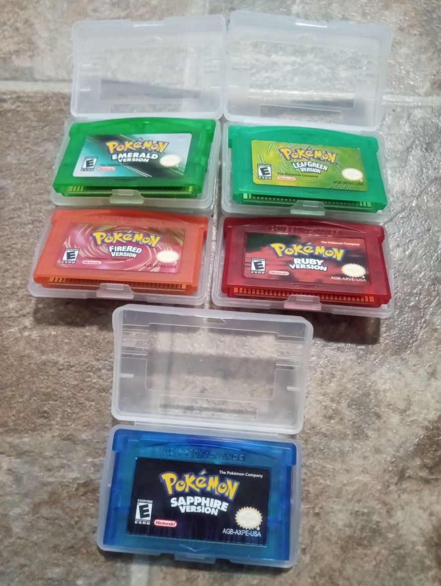 Pokemon GBA Games *REPRO*