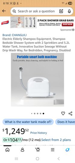 Electric Bedside Shampoo Shower System