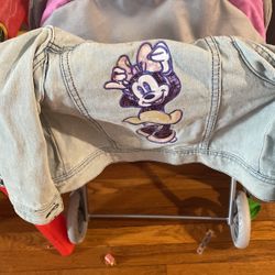 Disney Minnie Mouse Toddler Size 3 Jean Jackets