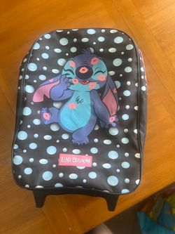 Disney Lilo & Stitch Rolling Suitcase Backpack
