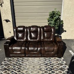 Leather Electric Recliner 