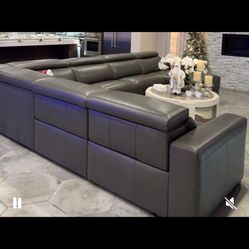 Radley Leather Sectional Square L Shape 