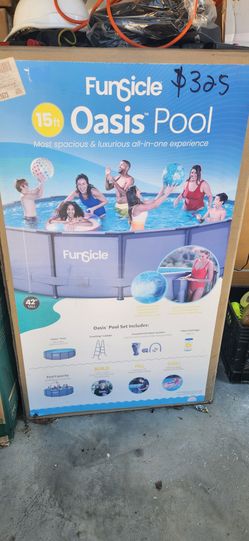 15ft Oasis Pool – BRAND NEW IN BOX!** 🏊‍♀️
