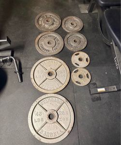 230 lbs 45s 35s 25s 10s Olympic weights