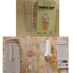 Moving sale!Rechargeable Milk Frother with Charging Stand & Wall Mount, Coffee Frother, shaker